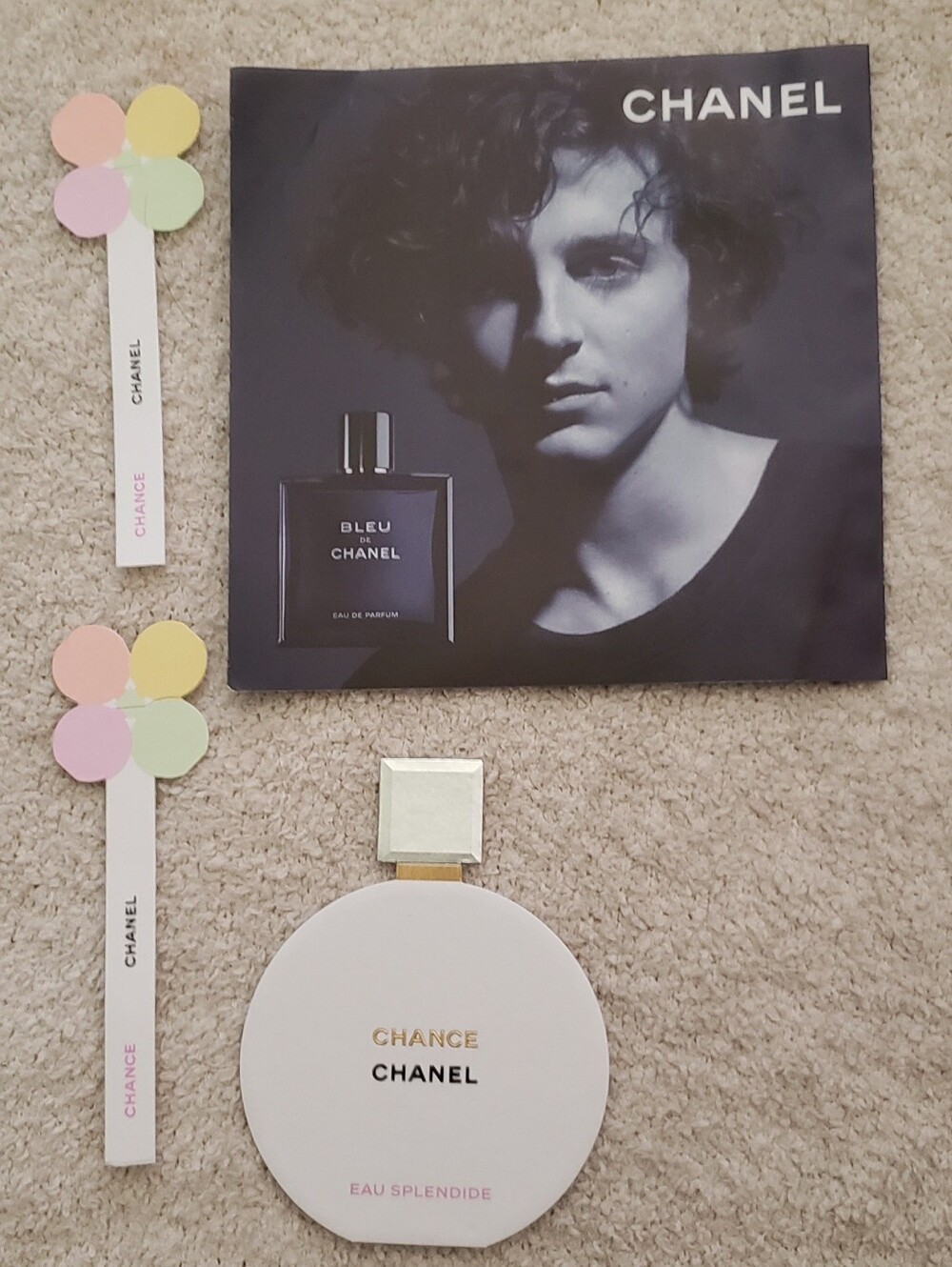 Chanel Perfume Testers 4 Piece Set